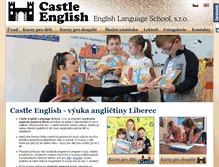 Tablet Screenshot of castle-english.cz